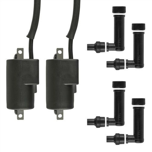 2x Ignition Coil With Spark Plug Caps For Yamaha XJ900 Seca 1983 NEW - Picture 5 of 6