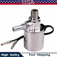 12V 24V Train Truck Air Horn Electric Solenoid Valve Heavy Duty 1/4" For Chrome