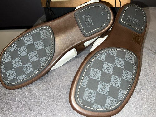 RARE Brand New UNWORN Men’s LOEWE Soft Leather Sandal Brown SZ 12 EU 46 TD MORO - Picture 6 of 8