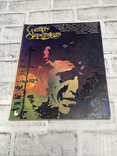 1973 COUNTRY SUPERSTARS SONG BOOK, SHEETMUSIC & PHOTOS Vintage Vtg VGC 70s