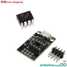 ATTiny85 20PU / ATTtiny13A 20PU / Chip Only / w/Socket / Dev Kit   - CanHobby