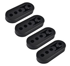 4Pcs Exhaust Hanger Rubber Adjustable Insulator Bushing Mount 4 Holes Universal 