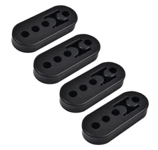 4Pcs Exhaust Hanger Rubber Adjustable Insulator Bushing Mount 4 Holes Universal 