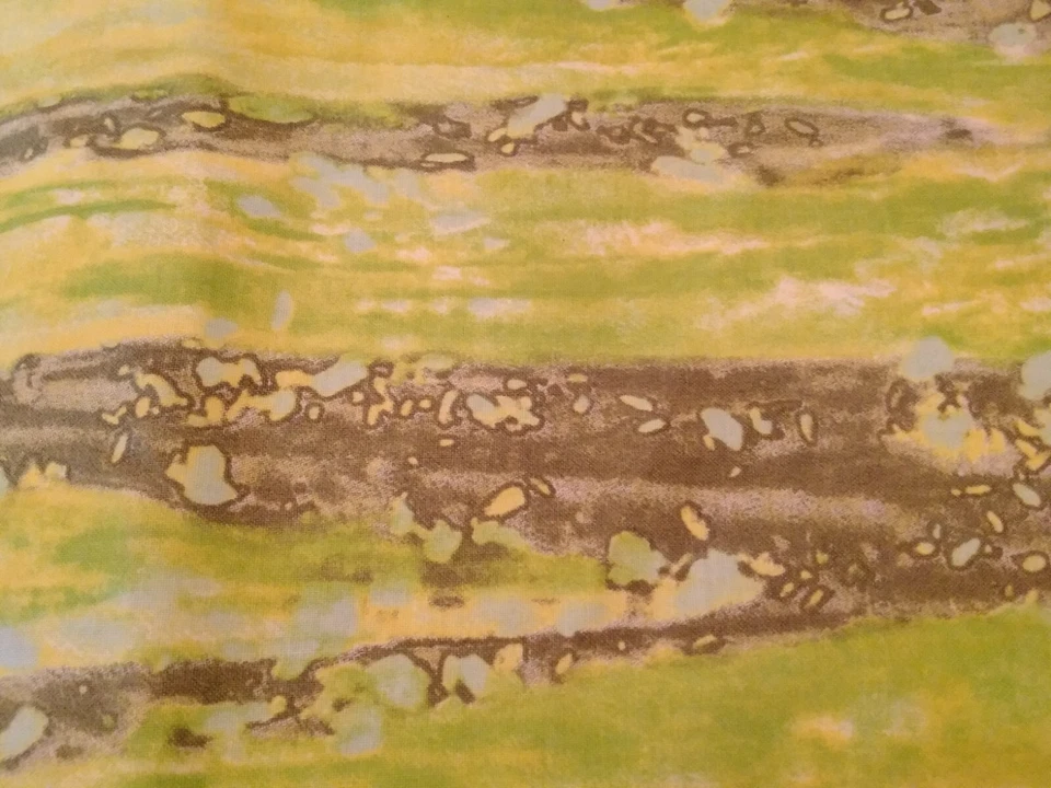 Fabric VINTAGE QUILTERS ONLY NATURE DYES Green 44x115" COTTON #4819 - Image 4 of 4