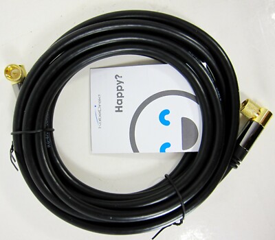 KabelDirekt 10ft satellite cable Pro-Series 200076 F-Pin angled M New ...