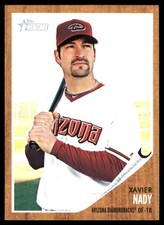 Xavier Nady 2011 Topps Heritage #240 Diamondbacks MLB READ FREE SHIPPING