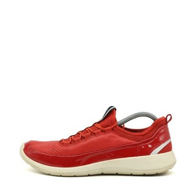 ECCO Damen Schuhe Rot Mesh/Kunstleder Freizeit Sneaker EU 38