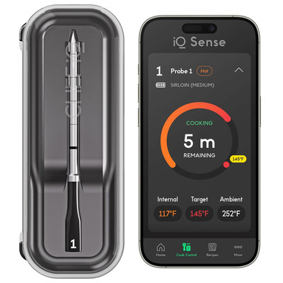 CHEF Iq Sense [2025 Model] | Smart Wireless Meat Thermometer | Ultra-Thin Probe 