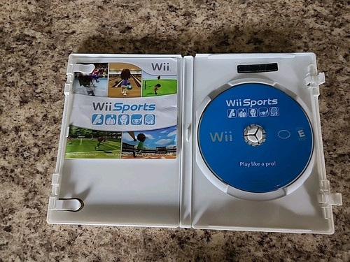 Wii Sports Game Disco y Manual con Estuche (Nintendo Wii, 2006)