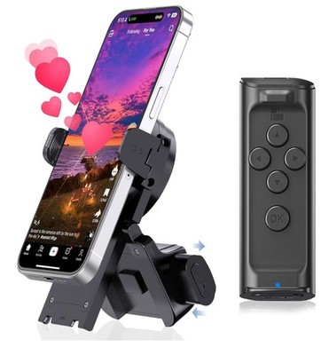 Bluetooth Remote Control Page Turner & Camera Shutter for iPhone iPad Android...