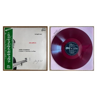 Joao Gilberto O Amor, O Sorriso e a Flor JAPAN RED LP W/OBI BRAZIL BOSSA 1967