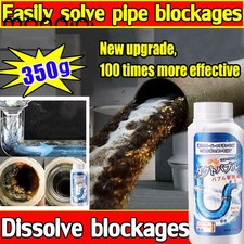 1-3X Fast Sink  Drain Cleaner Oxygen Pipeline Dredging Agent Cleaner Toilet.