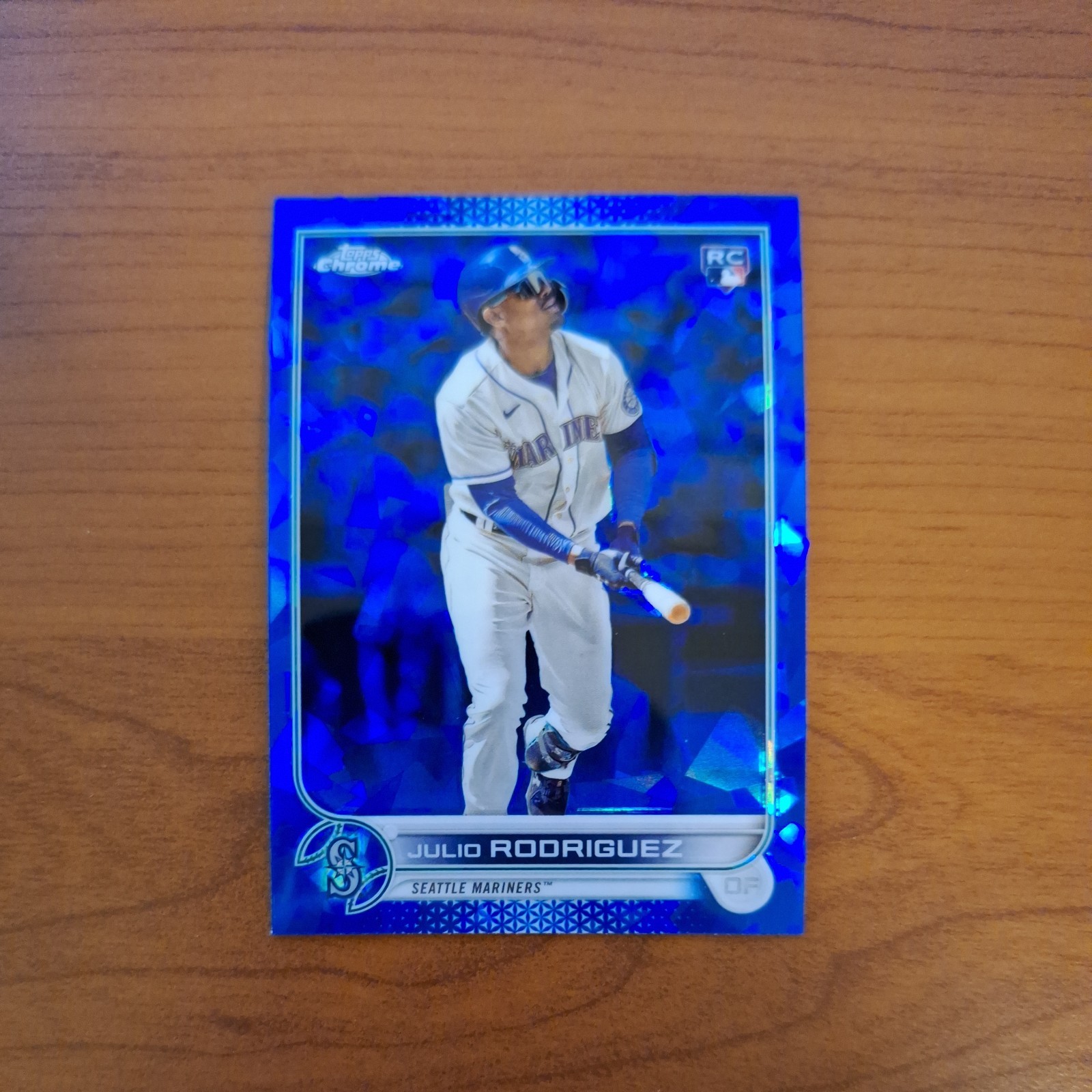 Julio Rodriguez #US44 (RC) 2022 Topps Chrome Update Series Sapphire Edition