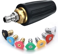 4000 Psi Pressure Washer Rotating Turbo Nozzle 4.0 Gpm Quick Connector Turbo Noz