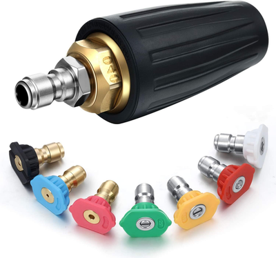 #ad 4000 Psi Pressure Washer Rotating Turbo Nozzle 4.0 Gpm Quick Connector Turbo Noz $25.78