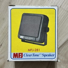 MFJ-281 Clear Tone External Speaker for Mobile Ham CB Radios w/ Mounting Bracket