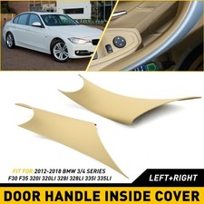 2X Inner Inside Door Handle Cover Case Protect Fit 3 BMW Series F30 F35 Beige
