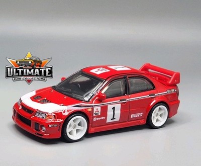 Mitsubishi Lancer Evolution VI Collectible 1/64 Scale Diecast Collector Car