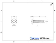 #4 Phillips Pan Head Sheet Metal Screws Self Tapping Stainless Steel All Lengths