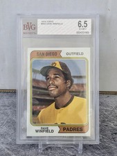 1974 Topps #456 Dave Winfield RC BGS EX-MT+ 6.5 CLEAN
