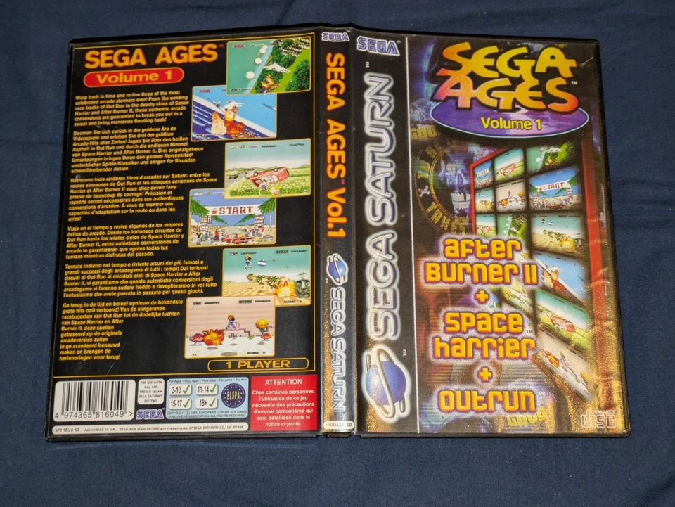 Sega Ages Volume 1 - Sega Saturn - OVP Komplett mit Anleitung - DE PAL - Bild 3 von 4