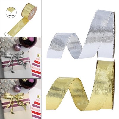 25 mm 10 Yards Band Geschenkverpackung Zum Selbermachen Material Ornament Weihnachtsbaum Party