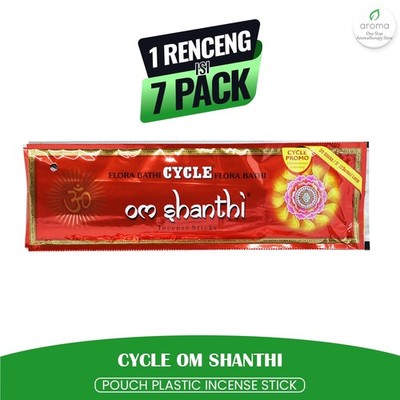 Om Shanti Pouch Incense Sticks 35 Count Home Fragrance For Indoor Use
