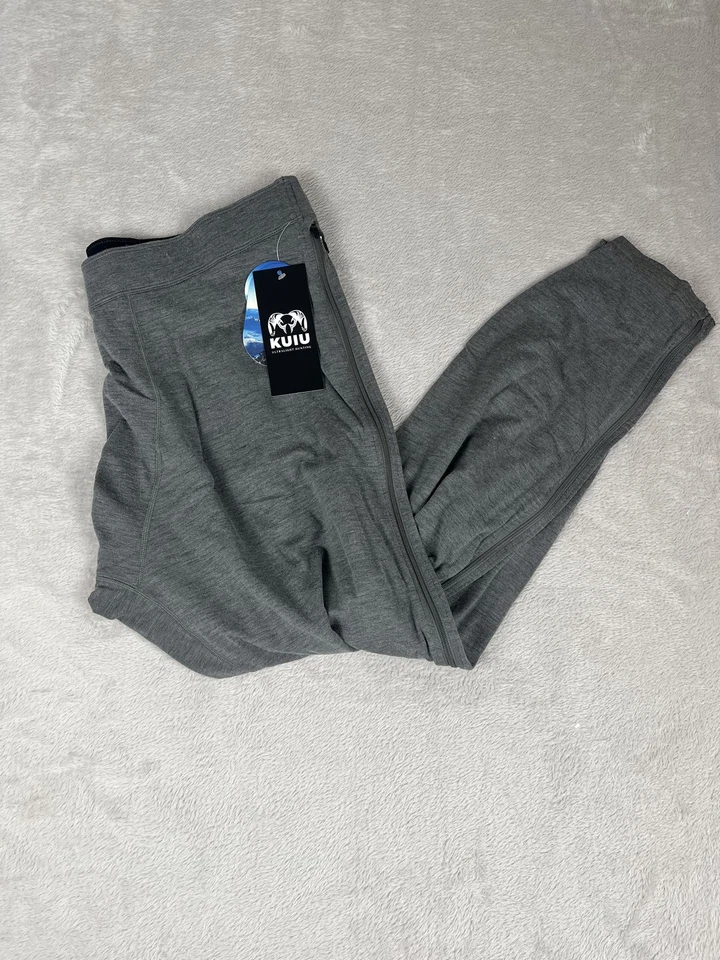 KUIU Base Layer Pants Mens 2XL Stone Ultra Merino 120 Zip-Off Nuyarn Wool Bottom - Image 2 of 4
