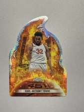 2025 Topps Chrome 451 Diecut SSP Karl-Anthony Towns Knicks #451-11