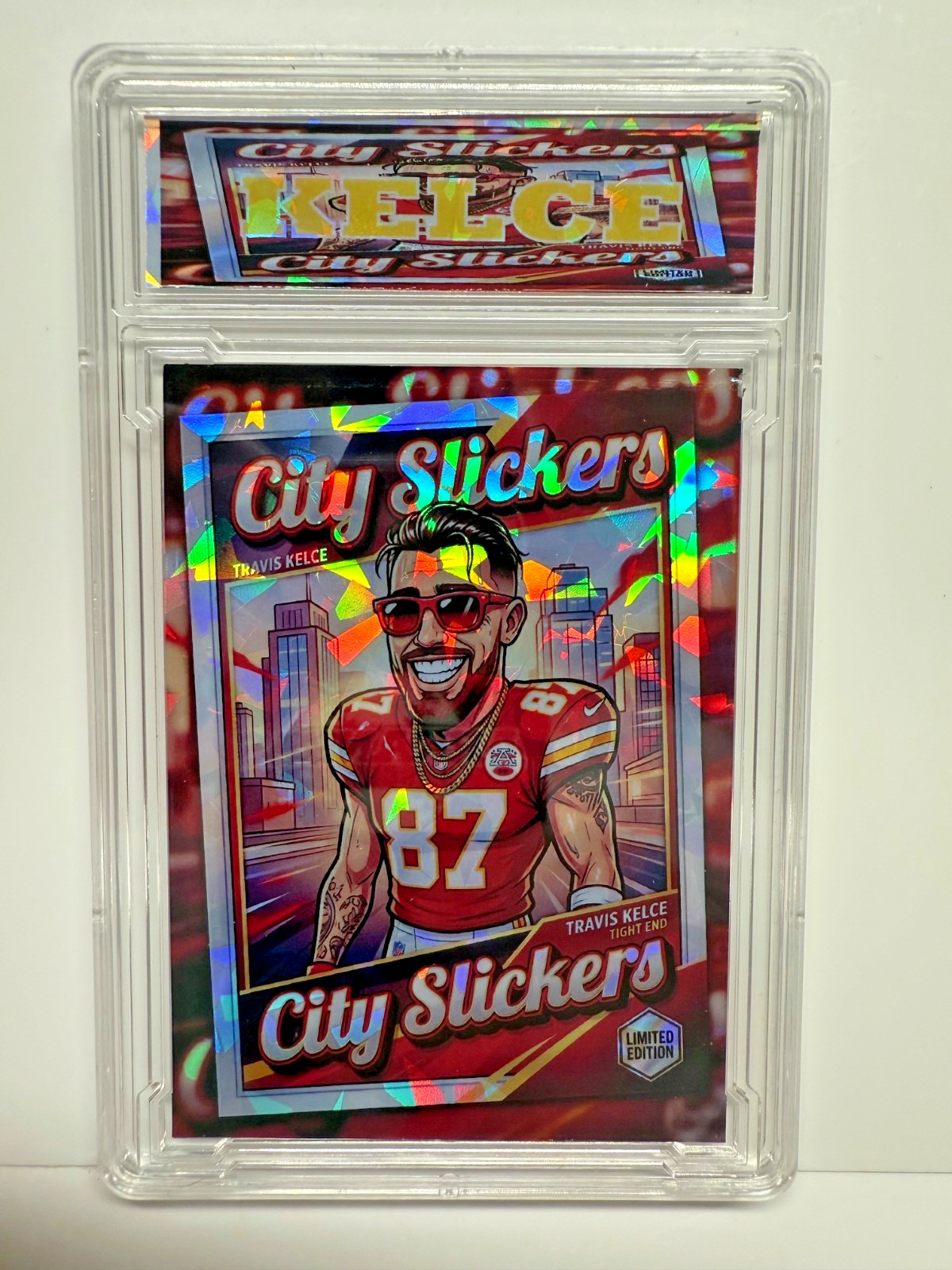 2026 Kansas City Chiefs Travis Kelce City Slickers Ice  Refractor NFL  aw2 rc