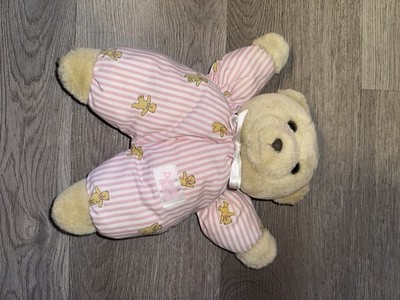 Golden Bear Production Vintage Dancing Bears weiches Plüschtier Teddybär rosa