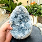 6.7LB Natural Blue Crystal Cave Quartz Crystal Mineral Specimen Reiki Healing — photo 1