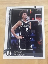 jalen wilson 2025 topps #12 Brooklyn Nets