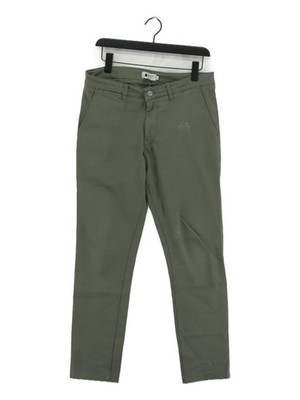 NN07 (No Nationality) Damen Hose W 32 in grün Baumwolle mit Elasthan Chino