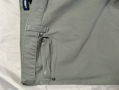 Pantalón chino gris Lands End Classic Fit para hombre talla W40 L31 - Imagen 5 de 20