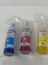 Genuine Epson 542 Ink Combo for ECO-TANK ET-Printers-OEM-3PK SEALED 2030