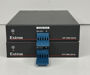 EXTRON DTP HDMI 230 RX + TX + POWER SUPPLY + RACK