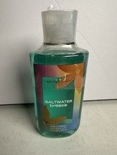 NEW Bath  Body Works Saltwater Breeze Shower Gel 10 Oz Bottle Vitamin E Aloe