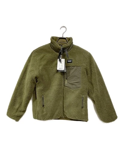 TAION Mountain Reversible Down Boa Jacket Men's Size M Olive New image 4
