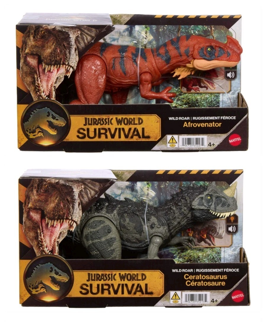 Jurassic World Survival 2-Pack: Ceratosaurus, Afrovenator 🆕 | eBay