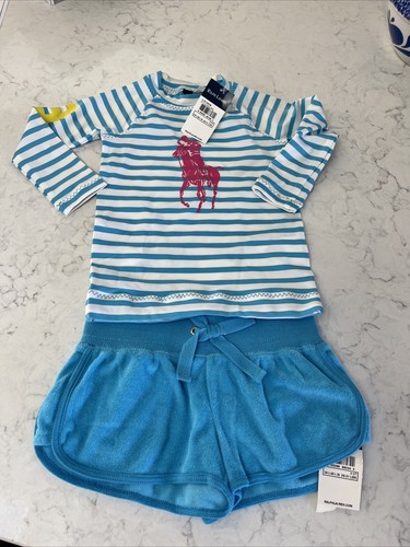 Polo Ralph Lauren Bebé Niño Talla 2/2 T Niñas Conjunto Nuevo - Imagen 1 de 11