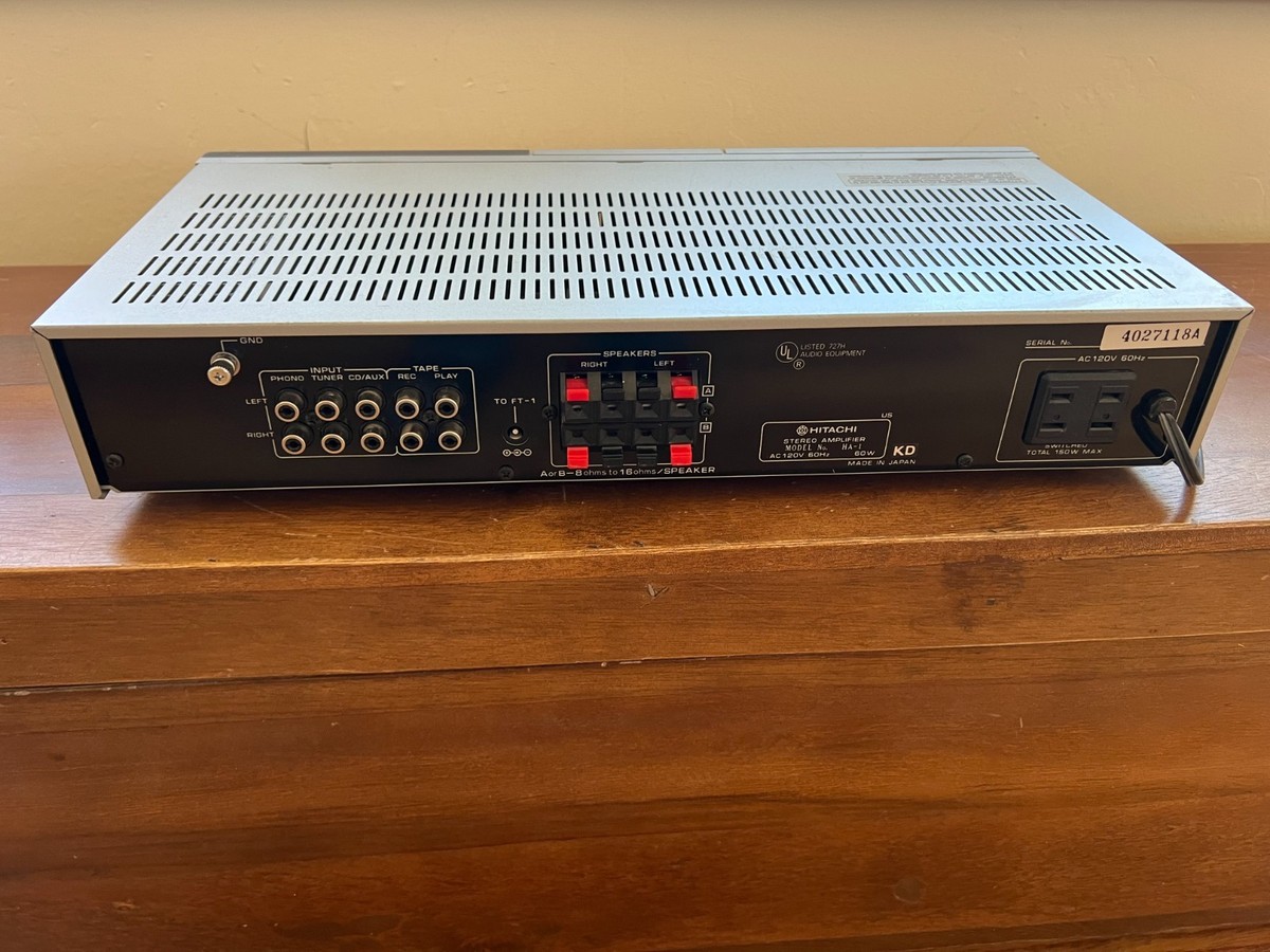 Vintage Hitachi HA-1 Integrated Stereo Amplifier | eBay