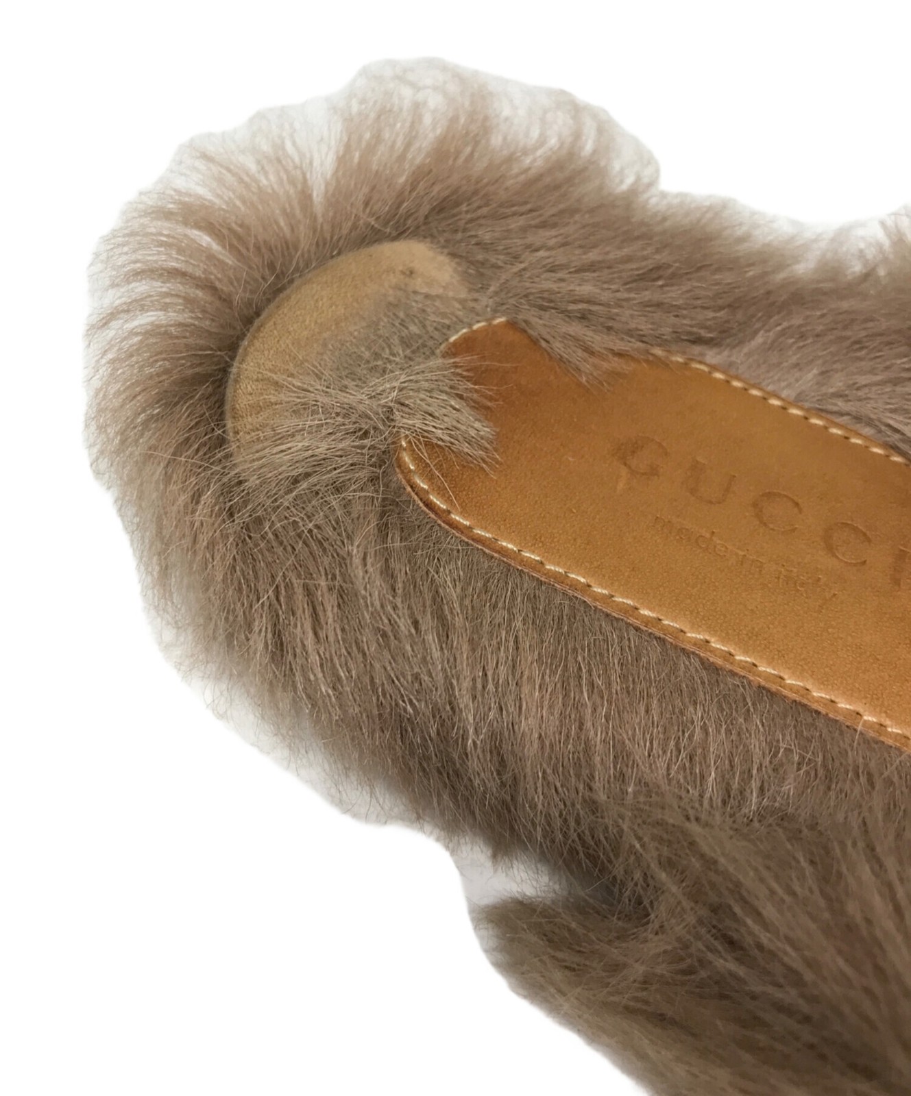 GUCCI Sandals Shoes Horse bit EU 37.0 US 7.0 Brown Authentic thumbnail 9