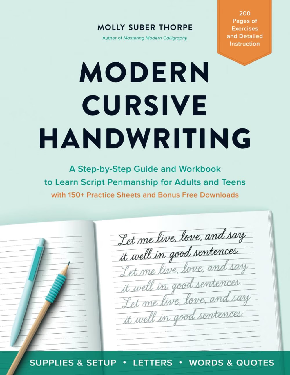 Modern Cursive Handwriting: A Step-by-Step Guide and Workbook to Learn Script P - Image 2