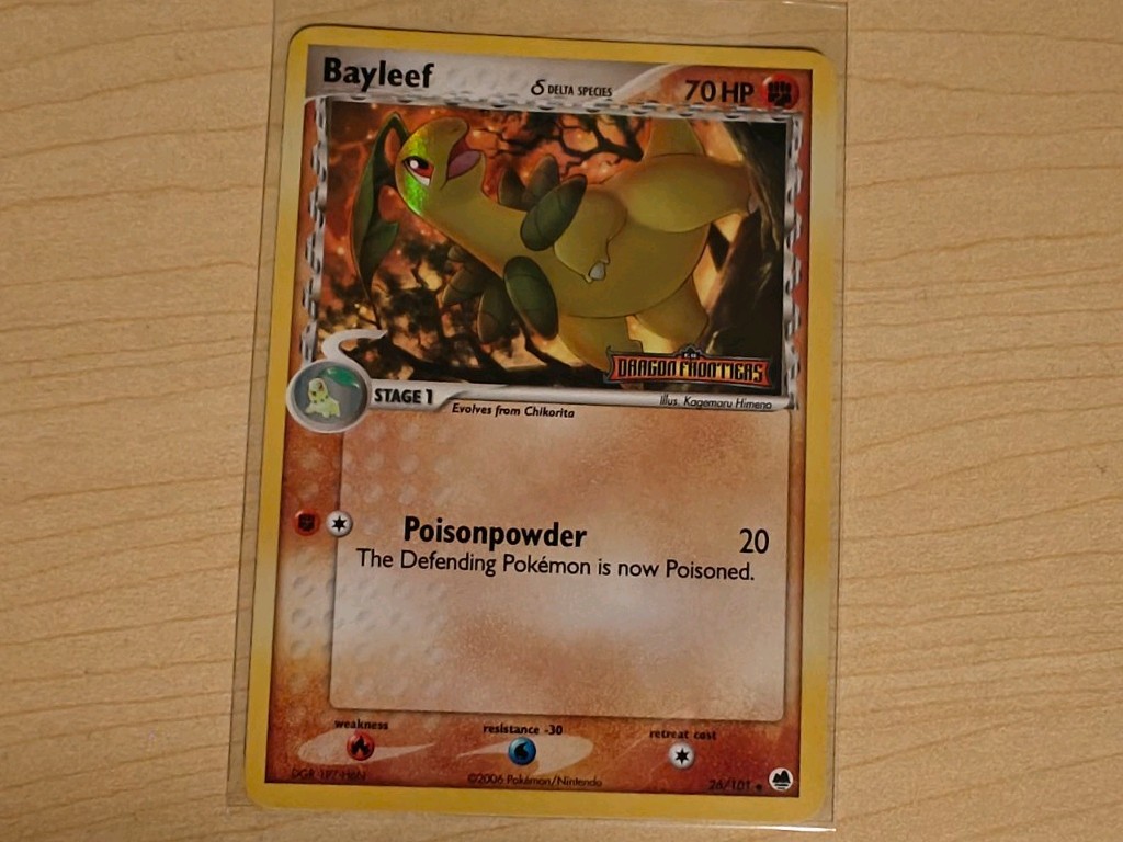 Bayleef (Delta Species) 26/101 Dragon Frontiers Reverse Holo Pristine Card