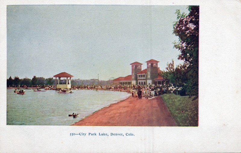 City Park, Denver, Colorado Vintage 1905 Postcard