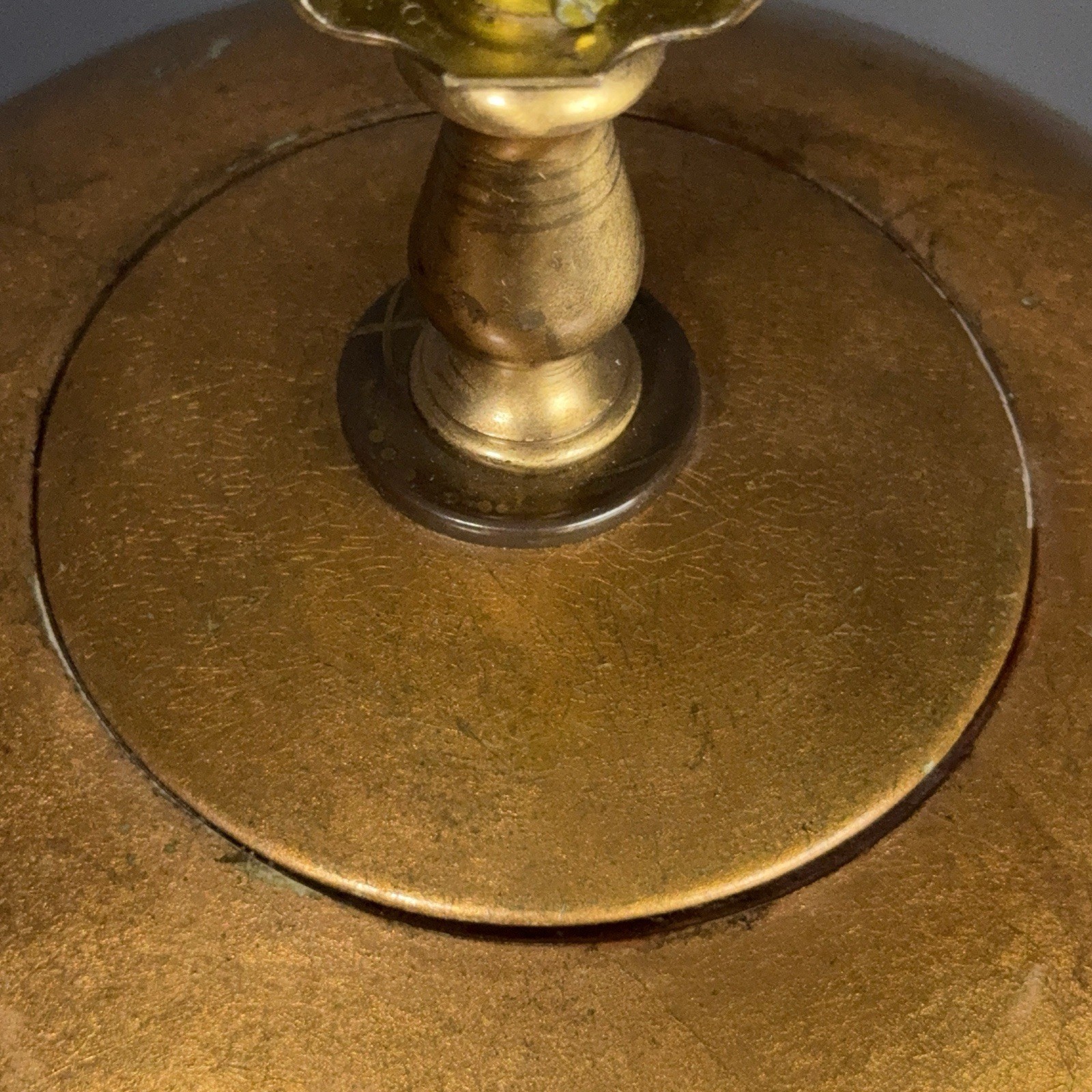 Vintage Chinoiserie Tiger Lamp Gilt Ceramic Asian Mid Century Table Lamp