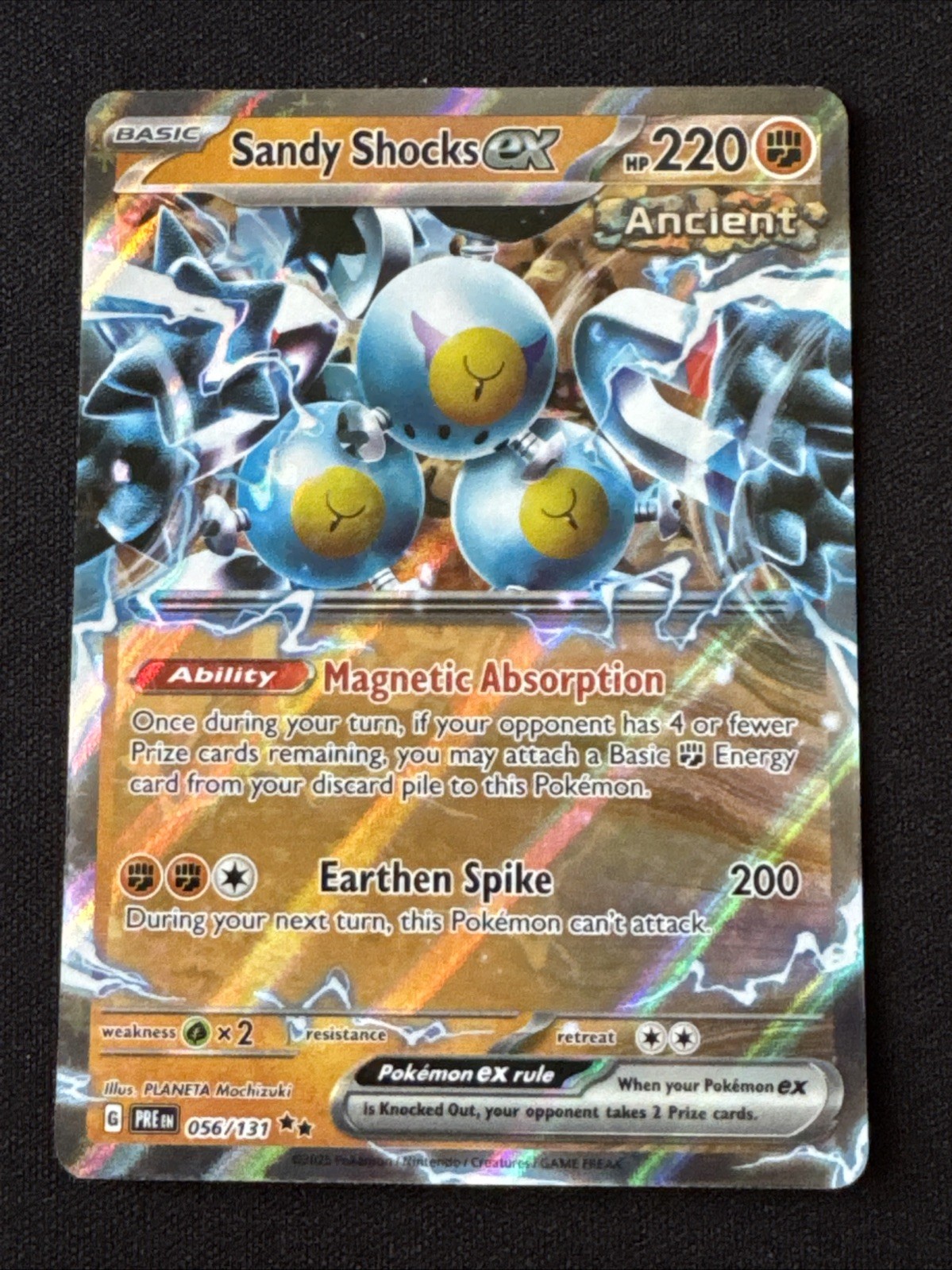 Sandy Shocks Ex 56/131 Prismatic Evolutions PRE -Near Mint- Pokemon TCG