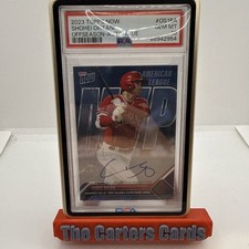 2023 Topps Now SHOHEI OHTANI OS-16A PSA 10 MVP Blue ON CARD AUTO /49 Gem Mint 10