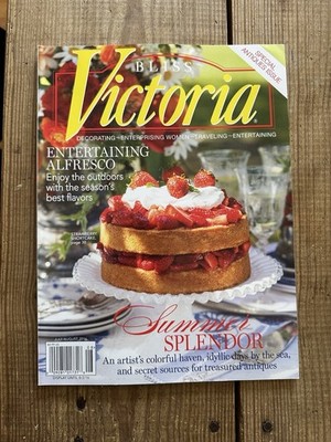 Victoria Magazine July August 2016 Summer Home Decor Lifestyle Cottagecore Style